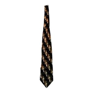 Mulberry Ziggurat Silk Tie-Vintage